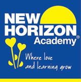 New Horizon Academy Logo (where love and learning grow)