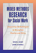 Cover of Mixed Methods Research for Social Work